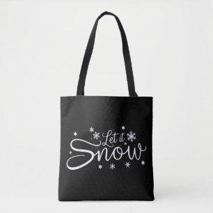 Tote Bag Laissez Tomber Amoureux Flocon De Neige Vacances J