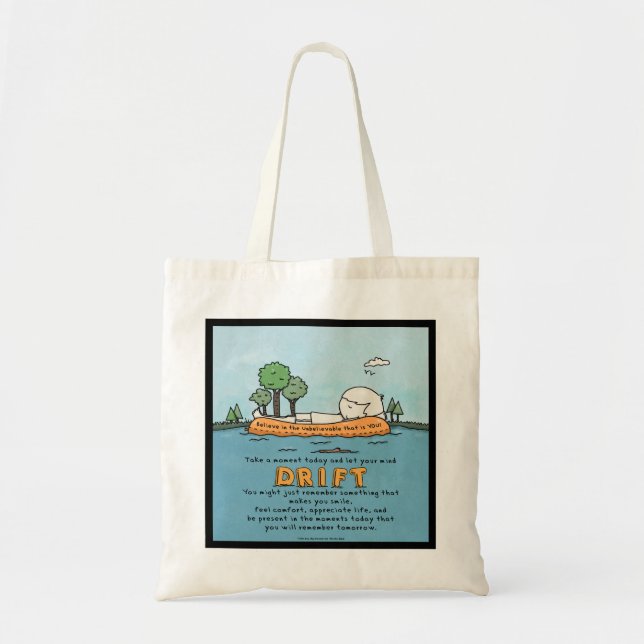 Tote Bag Laissez votre esprit dériver (Devant)