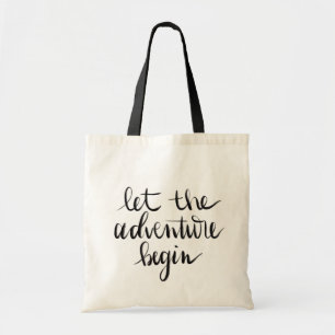Tote Bag Laissons l'aventure commencer le cadeau nuptial