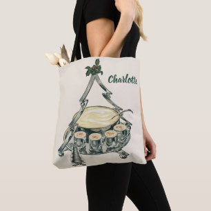 Tote Bag Lait de poule dans un bol à punch en forme de sapi