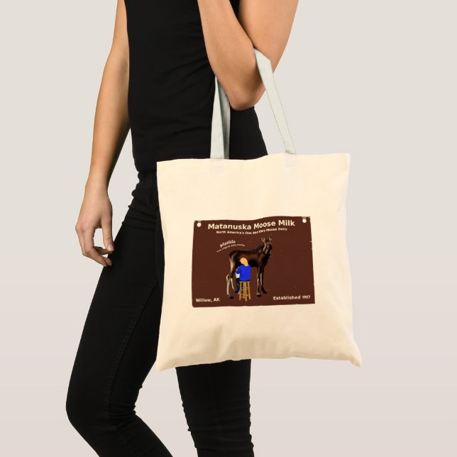 Tote Bag Lait d'orignal Matanuska (Devant (produit))