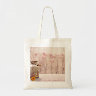 Tote Bag Lait rustique peut style rustique sur bois