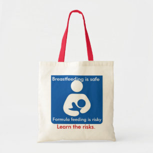 Tote Bag L'alimentation de formule est risquée