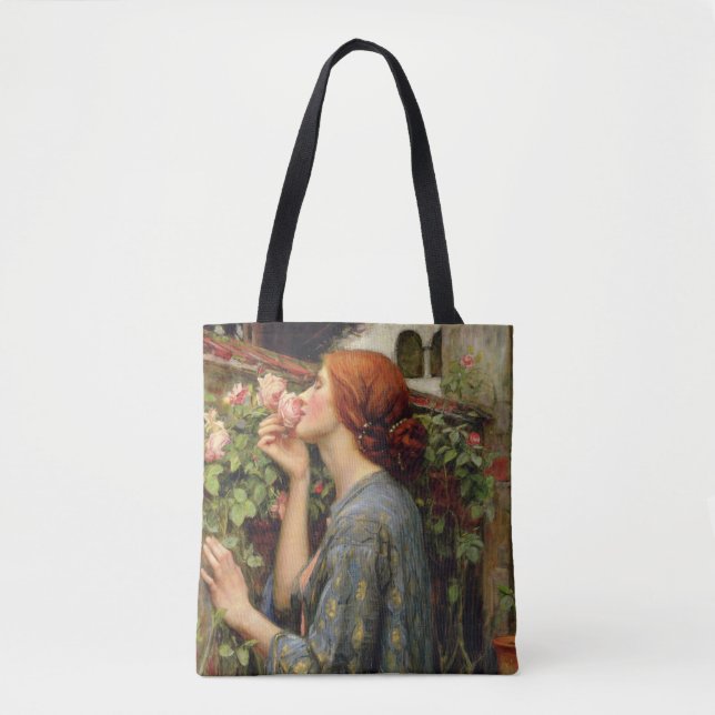 Tote Bag L'âme du Rose par John Waterhouse (Devant)
