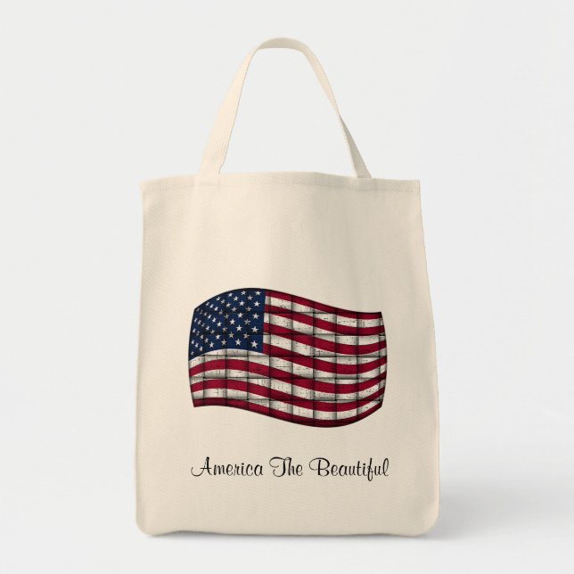 Tote Bag L'Amérique la belle épicerie Fourre-tout (Devant)