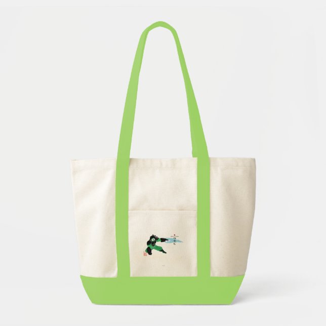 Tote Bag Lames Plasma Wasabi (Devant)
