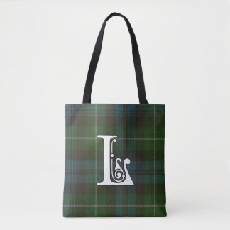 Tote Bag Lamont Clan Tartan Monogramme