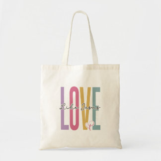 Tote Bag L'amour comme Jésus