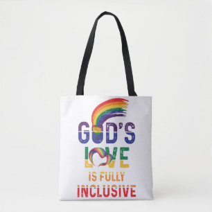 Tote Bag L'Amour de Dieu est un Gay pride allié LGBTQ total