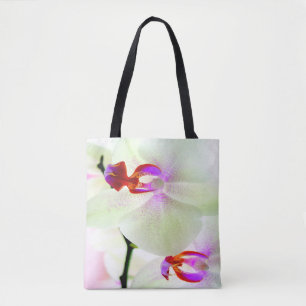 Tote Bag L'amour des orchidées blanches