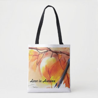 Tote Bag L'amour en automne