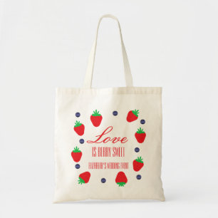 Tote Bag L'amour est Berry Fête des mariées de fruits sucré