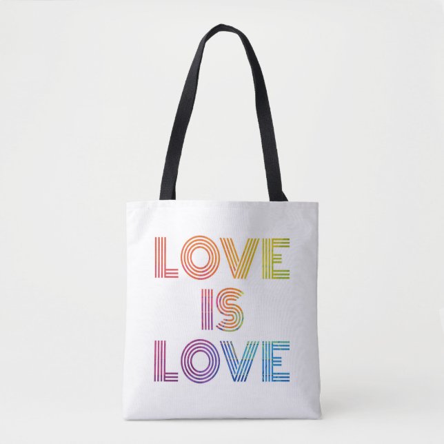 Tote Bag L'amour est l'amour| Grandes surfaces modernes (Devant)