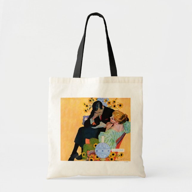 Tote Bag L'amour meurt lentement (Devant)