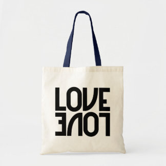 Tote Bag L'amour reflété Monochrome