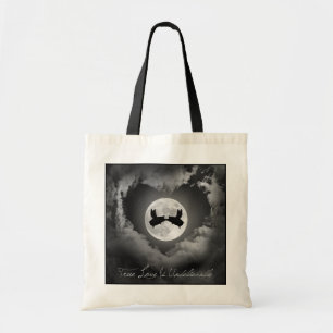 Tote Bag L'Amour Véritable Est Des Chiens Incroyables Qui V