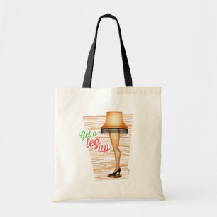 Tote Bag Lampe d'histoire de Noël   Leg Up