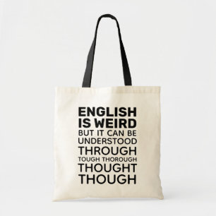 Tote Bag L'anglais est une mauvaise grammaire