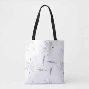 Tote Bag Langue, gris clair, Geyser