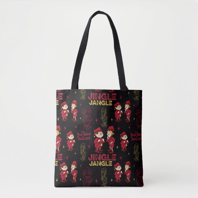 Tote Bag L'ANNÉE SANS SANTA CLAUS™ | Motif Elf (Devant)