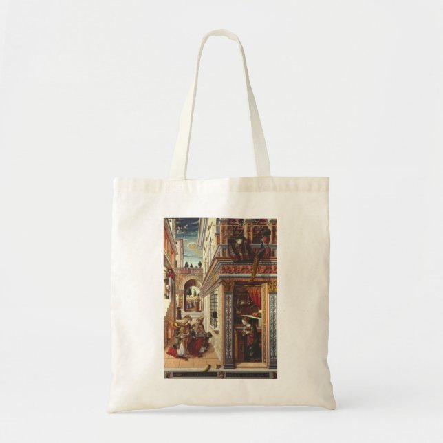 Tote Bag L'Annonciation Carlo Crivelli Art de la Renaissanc (Devant)