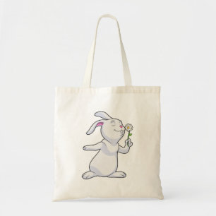 Tote Bag Lapin avec marguerite
