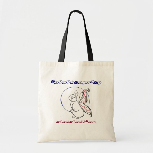 Tote Bag Lapin de féerie (Devant)