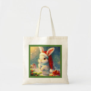 Tote Bag Lapin de Noël 2
