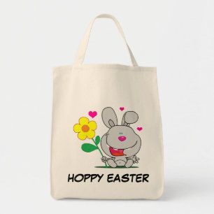 Tote Bag Lapin de Pâques heureux