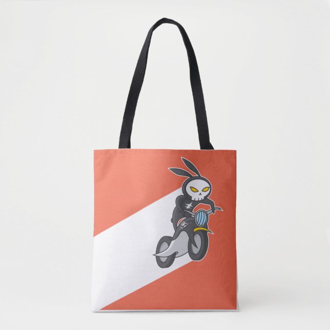 Tote Bag Lapin Mort, Fourre-tout Épaule (Devant)