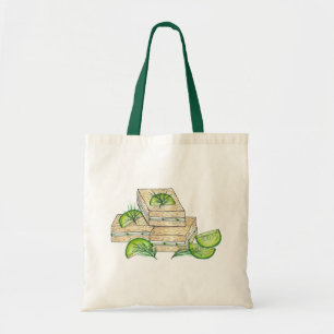 Tote Bag L'après-midi Tea Party Douche Concombre Sandwiches
