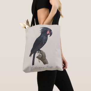 Tote Bag L'Ara Noir a Trompe / Palm Cockatoo