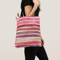 Larges Rayures Aquarelles Teintes de Prune Vin Ros