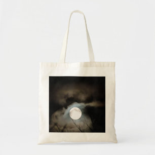 Tote Bag L'art céleste de la lune d'hiver