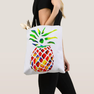 Tote Bag L'art cool de l'ananas funky