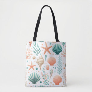 Tote Bag L'art coquille côtière