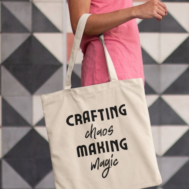 Tote Bag L'art extraordinaire Enseignants d'art Créatifs (Express yourself – get your "Crafting the Extraordinary" tote bag today!)