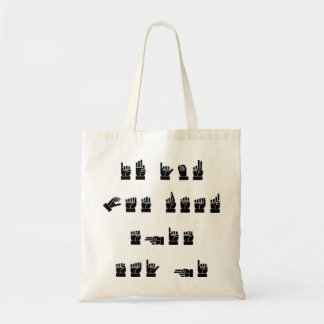 Tote Bag L'ASL si vous pouvez lire le ce indiquent salut #