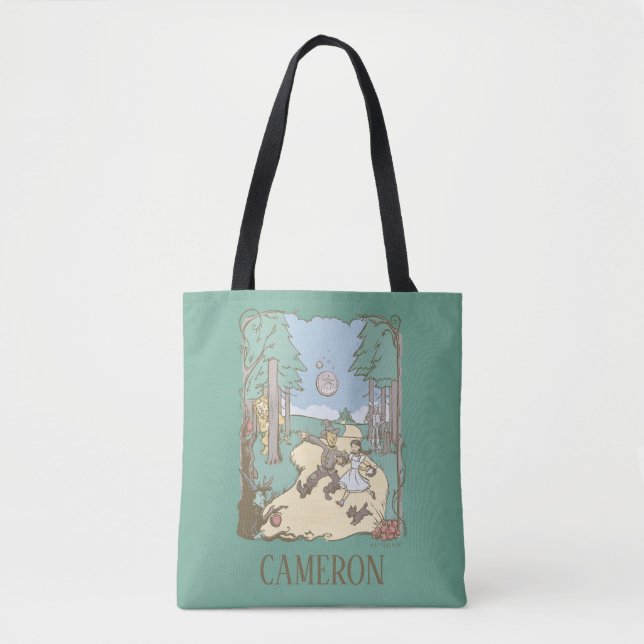 Tote Bag L'Assistant D'Oz™ | Storbook Yellow Brick Road (Devant)