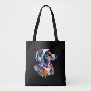 Tote Bag L'astronaute Dog space Mignonne Amoureux des chien