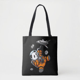 Tote Bag L'astronaute spatiale Panda Bear Animale amusante