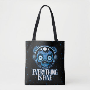 Tote Bag L'astronaute zombie va bien