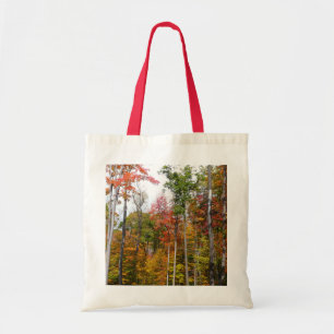 Tote Bag L'automne dans la forêt Photographie d'automne col