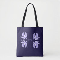 Lavande aux orchidées mauve-clair sur le bleu du