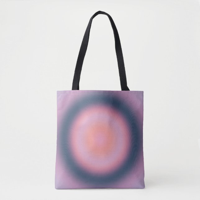 Tote Bag Lavande Dégradée Rétro Lavande Violette Lilac Abst (Devant)
