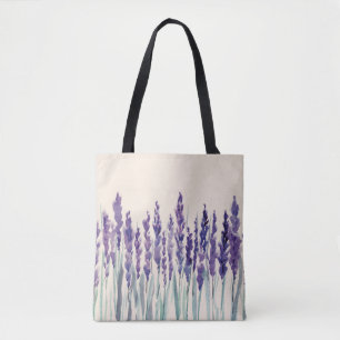 Tote Bag Lavande Française : Illustration aquarelle