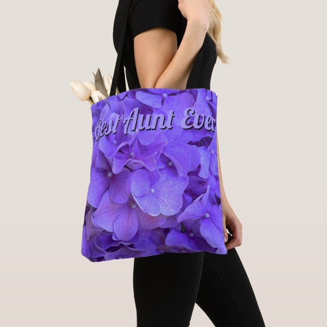 Tote Bag Lavande lilas violet Hydrangeas fleurs meilleure t (De près)