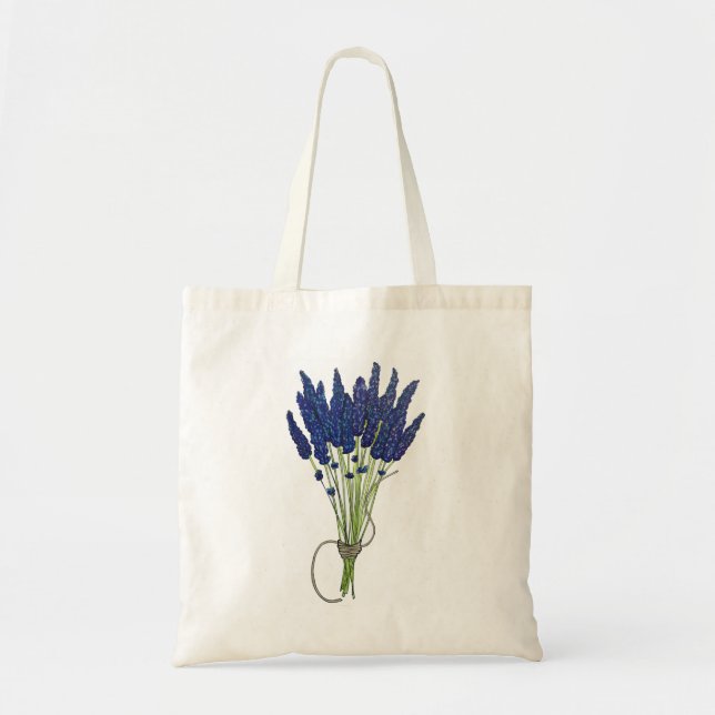 Tote Bag Lavandula Lavender Bund Herbe Jardin Fleur Violet (Devant)