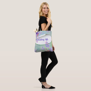 Tote Bag Lavender Green Wedding cadeaux