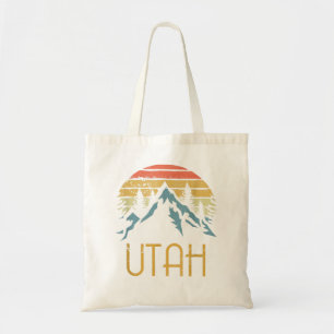 Tote Bag L'Avenir Bon Vintage Ut Utah Mountains Extérieur